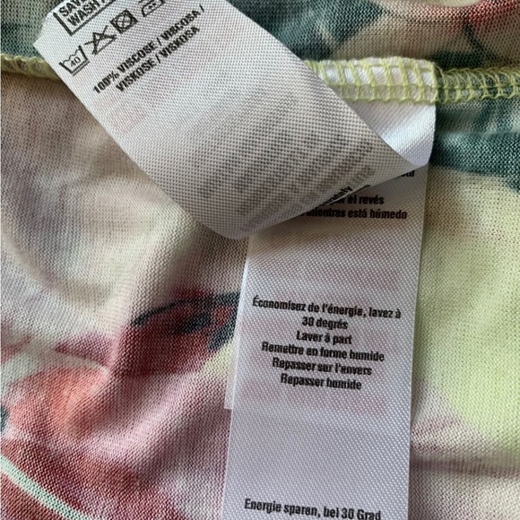 Dorothy Perkins Cami Top Tropical Stretch Sleeveless Floral Multicoloured UK 12 - Picture 8 of 11